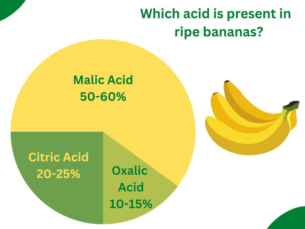Which acid is present in bananas