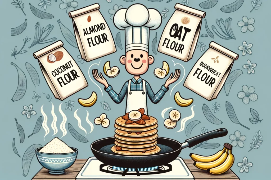 Alternatives Of Using Traditional Flour In Making Gluten-Free Banana Pancakes