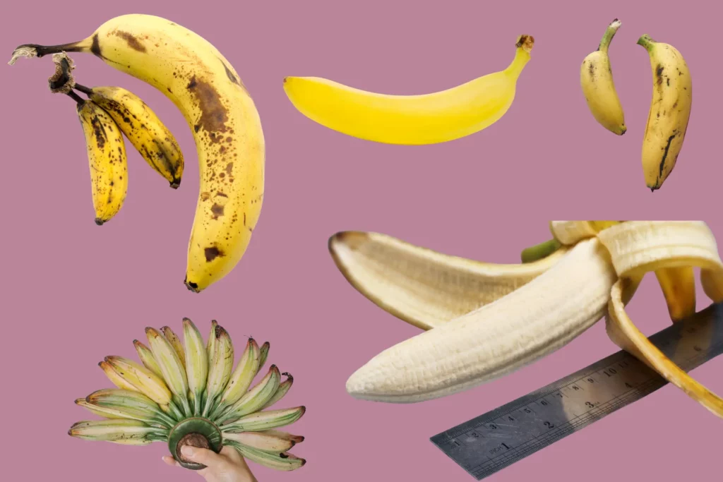 Calories in Various Sizes of Bananas