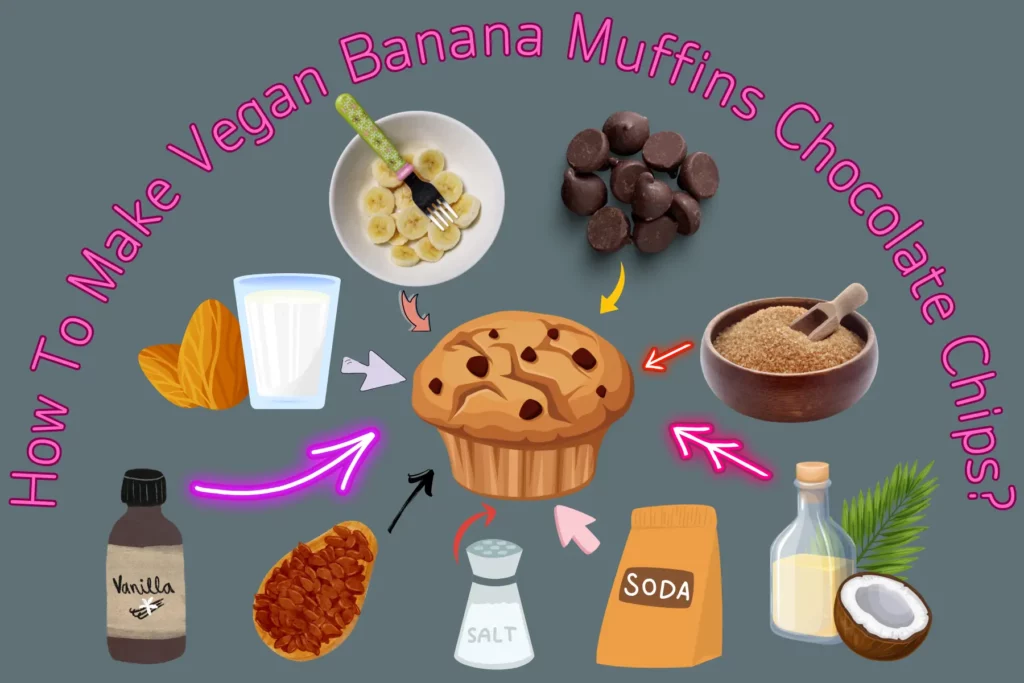 How To Make Vegan Banana Muffins Chocolate Chips