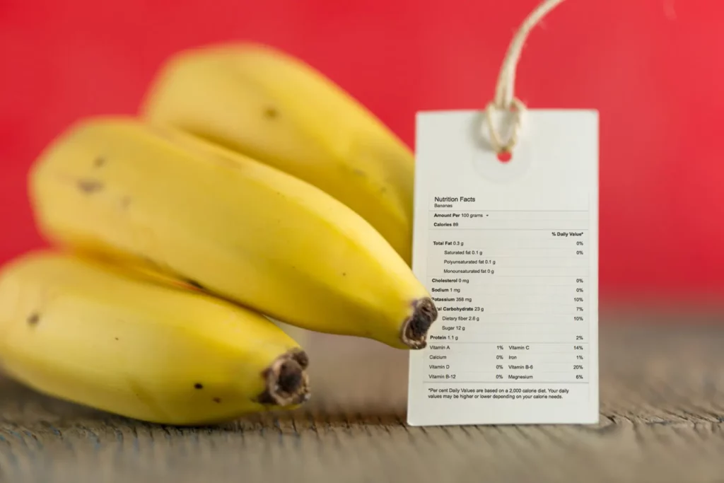 More Nutritional Facts about Banana