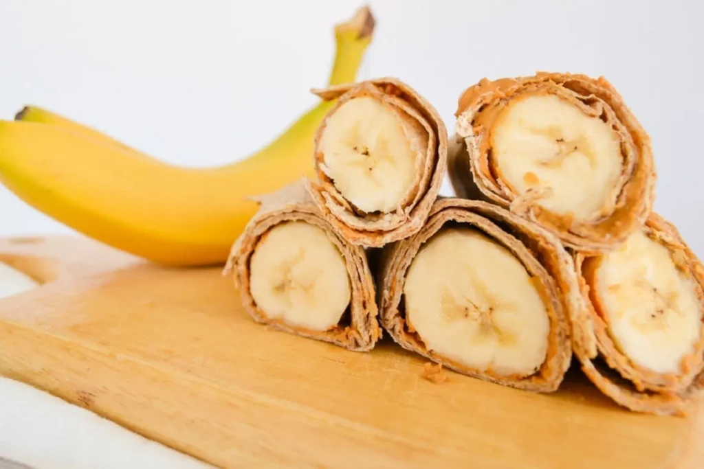 Whole Wheat Honey Banana Roll-ups