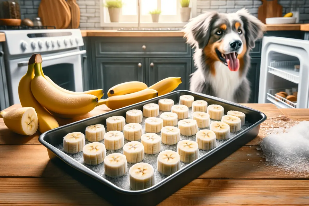 Banana Dog Treats - Frozen Banana Bites