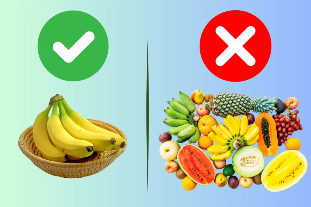 Keep Bananas Away From Other Fruits