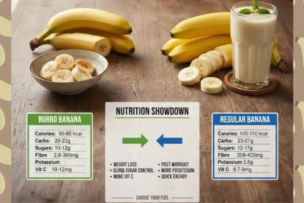 Burro Banana Nutrition vs Regular Banana: Real Differences